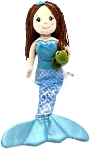 17" Mermaid with Turtle